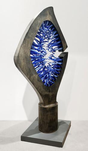 Cthonestesia Series Dk Blue/Hyacinth Europa by Seth Fairweather