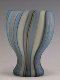 Urn/Blue Powder Cane Series by Clayton Hufford