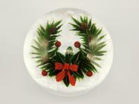 Paperweight/Christmas Wreath by Ken Rosenfeld