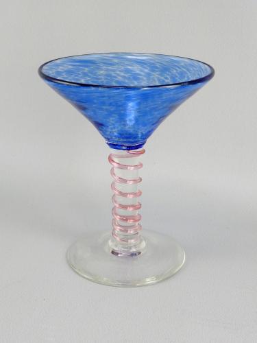 Snake Martini/Medium Blue by David Mc Dermott