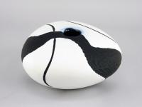 Strata Vase/Black & White by Mark Gordon