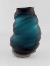 Undula Vessel/Sea Green by Brad Copping