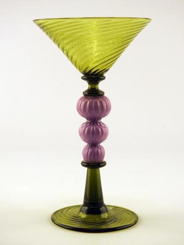 Goblet/Green & Purple by Josh Bernbaum