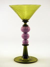 Goblet/Green & Purple by Josh Bernbaum