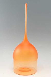 Orange Growler Ripple Bottle by David Royce