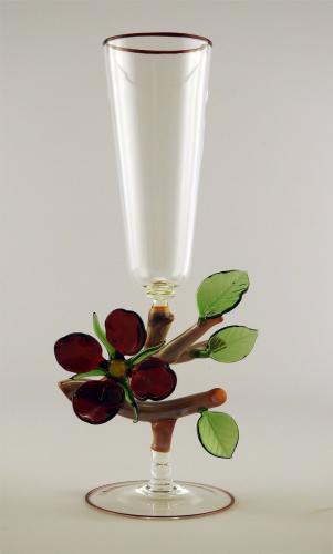 Goblet/Wood Flower by Lance & Maureen Mc Rorie