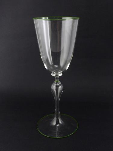 Goblet/Trumpet Foot w/Green Lip by Dave Strock