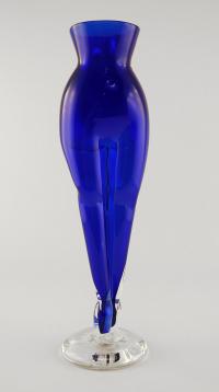 Goblet/Large Cobalt Torso by Charlotte Roth