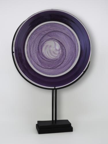 Bountiful Series Rondel w/Stand, Purple by David Thai