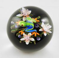 Paperweight/Tropical Tree Frog Bouquet by Ken Rosenfeld