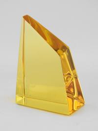 Desk Prism/Yellow Faceted by Jake Vincent