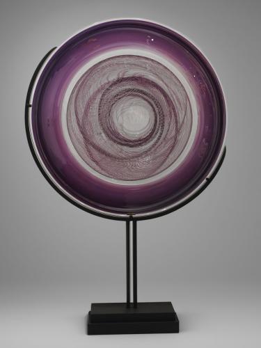 Bountiful Series Rondel w/Stand, Purple by David Thai