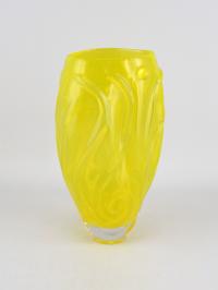 Vase/String Theory Yellow by Cliff Goodman