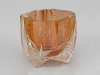 Outside In Sculptural Vessel/Salmon Pink by Michael Mikula