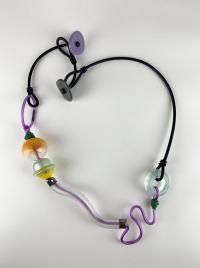 Necklace/Fun in Purple by Bronwen Heilman