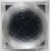 A Kilometer of Glass Coiled in a Cubic Foot I by Justin Ginsberg