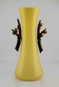 Vase w/Branches & Orange Berries by David & Melanie Leppla