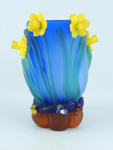 Large Daffodil Vase by Tommie Rush