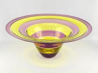 Radiance Bowl/Olive & Gold Amethyst by Cal Breed