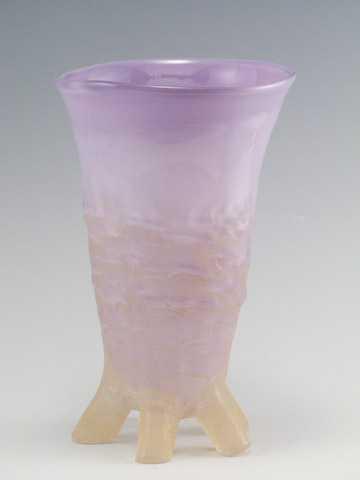 Mini Strata Vase/Lilac by Neal Drobnis