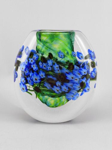 Forget-me-nots Cased Vessel by Shawn Messenger