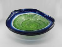Bountiful Series Wave Bowl, Blue & Green by David Thai