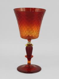 Goblet/Amberina by Kenny Pieper
