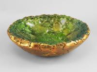 Bowl/Green by Mira Woodworth