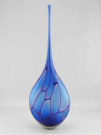 Murrini Bottle/Blue & Hyacinth by Hayden Wilson