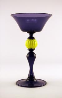 Goblet/Purple & Yellow by 