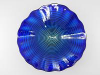 Wall Platter/Cobalt Wrap by Cliff Goodman