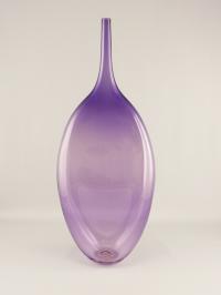 Tall Flat Bottle/Purple by John Geci