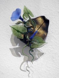 Wallpiece/Blue Morning Glory by Loy Allen