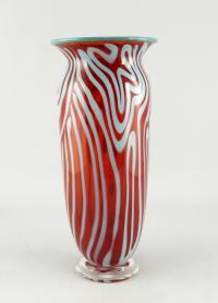 Doodle Vase/Red & Blue by George O'Grady