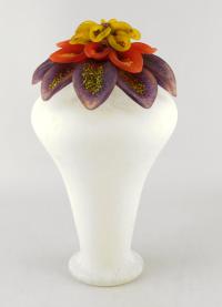 Tall Floral Vase by David & Melanie Leppla