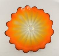 Wall Platter/Orange by Cliff Goodman