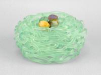 Mini Nest w/Eggs Seafoam by Demetra Theofanous & Dean Bensen